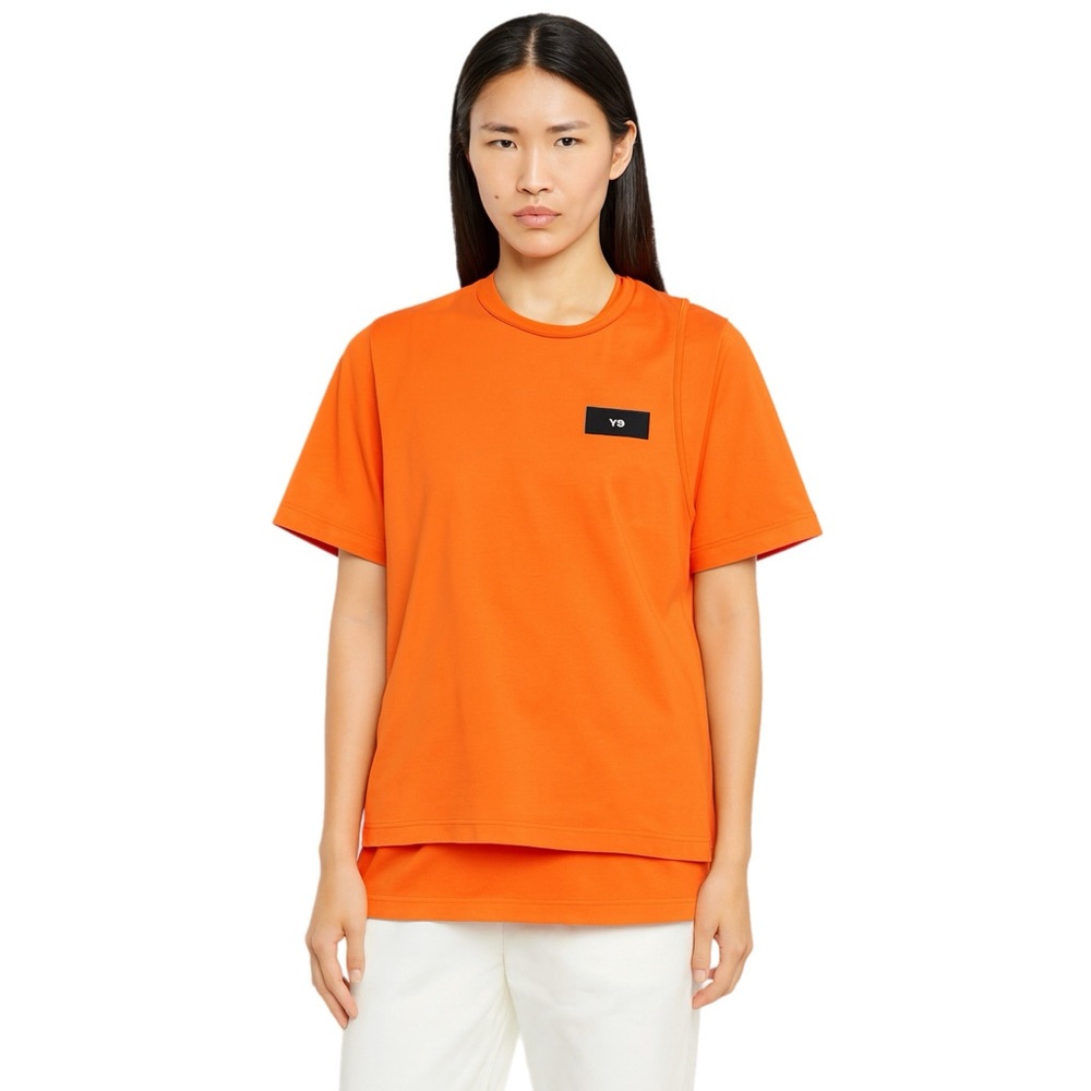 NWT RARE Y-3 Adidas Yojhi Yahmamoto $180 MSRP Layered Short Sleeve Athletic Top